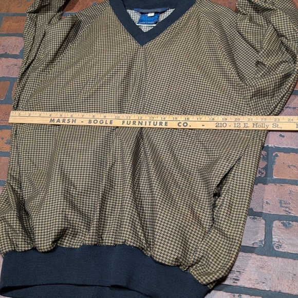 Sinderland of Scotland Men's M Golf Pullover Baggy - Bronze & Black - Picture 8 of 11